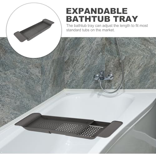 Étagère de bain rangement ajustable en PP pour éviter la chute des accessoires