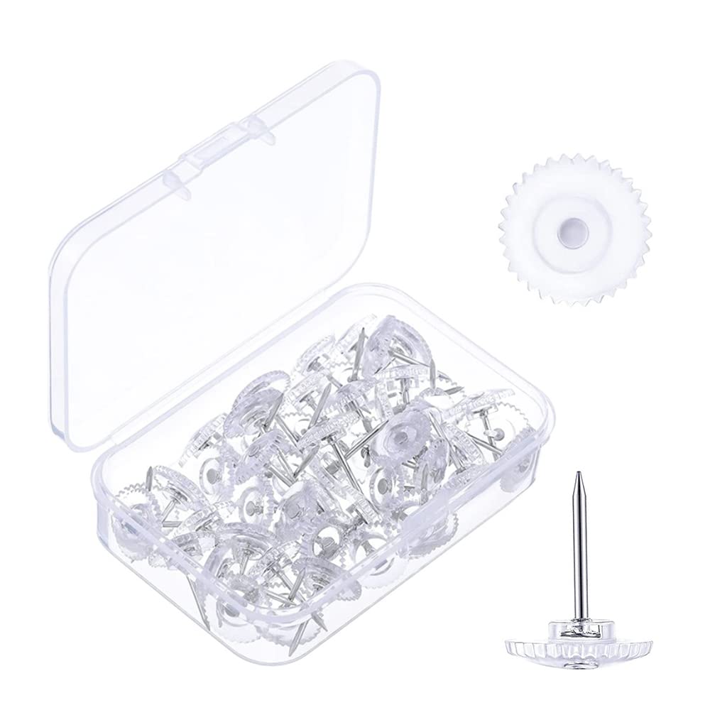 Produktbild von SDKZBFC 200PCS Durchsichtige Stecknadeln,Büro Transparent
