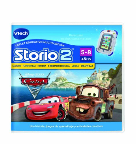 VTech - Other License Pixar^Disney Spel för pedagogisk surfplatta, Storio, Cars (80-230122), Multifärg, 15.7 x 13.5 x 2.0 (3480-230122)