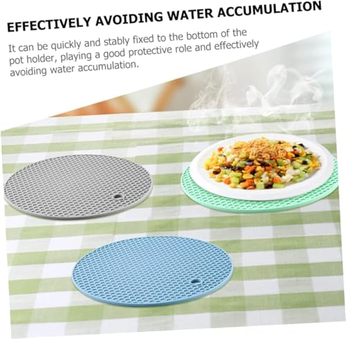 Image of Spellwish 4 PCS Silicone Trivet Mats, Food Grade Silicon, BPA Free, Versatile Silicon Hot Pads for Kitchen, Suitable for Fondue Mats, Can Openers and Spoon Rests