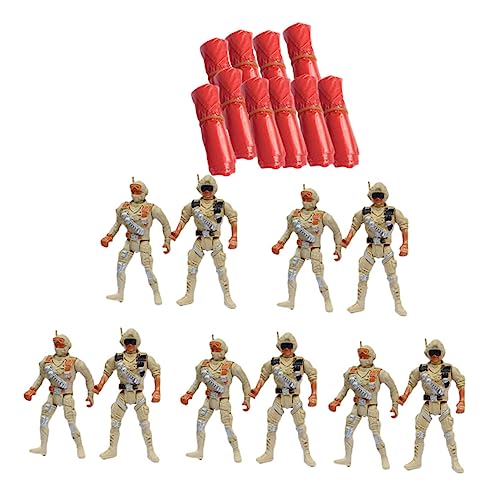BCOATH Flying Soldiers Toys Boys and Girls Parachute Toys Small Parachute Promote Creativity No Batteries Random Color