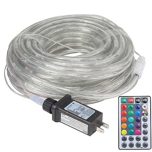 Huizhen 26Ft 160Led Waterproof Color Changing Rope Lights,Indoor Outdoor 16 Colors Changing Led Rope Lights With Remote For Outside thumb #7