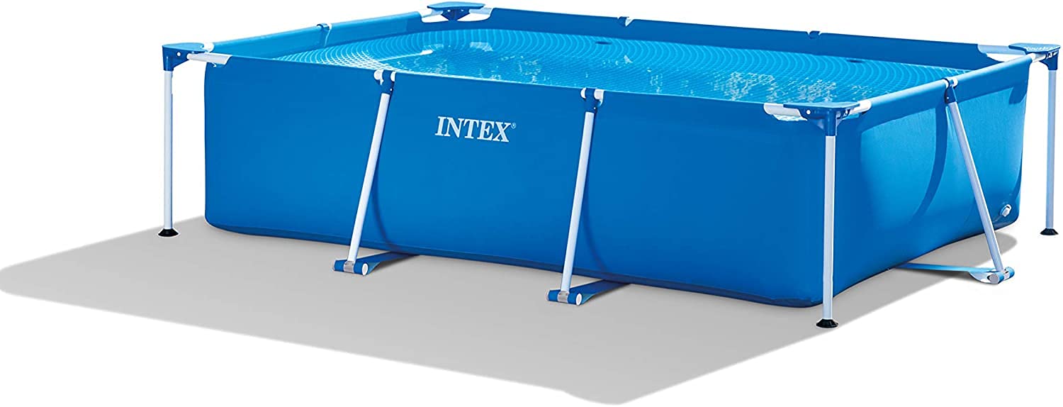 Intex Piscine Metal Frame Junior Rectangulaire – Largeur 3,00 m x 2,00 m x Hauteur 0,75 m