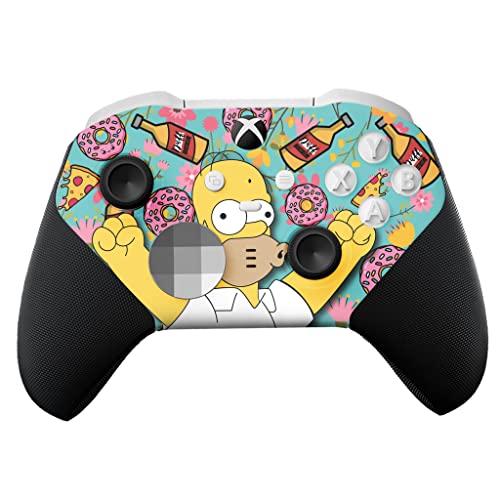 DreamController Simppson X-box Elite Controller Series 2 Core Limited Edition Custom Elite Core Controller for X-box One/Series X/S Made with Advanced HydroDip Paint Technology(Not Just a Skin)