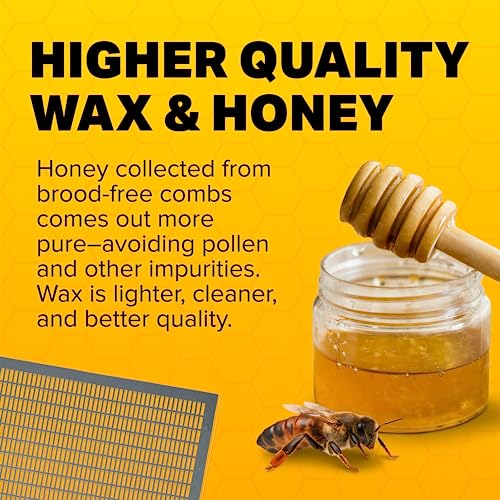 Mann-Lake-Plastic-Queen-Excluder-Fits-10-Frame-Langstroth-Beehives-Beekeeping-Supplies-Kit-Tools-for-All-Beekeeping-Levels