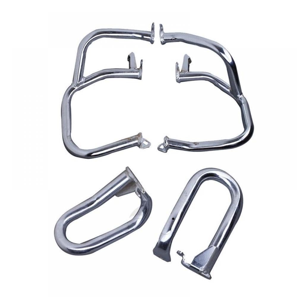 Motorcycle Engine Guards Crash Bars Compatible With Goldwing 1800 GL1800 Models From 2001 To 2017(Chrome)