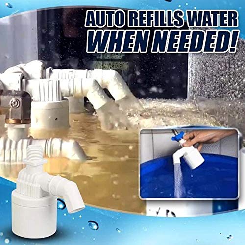 SAINGACE Auto Leveler Water Valve - Pool Water Leveler, Automatically Adjusts Pool Water Level, Water Float Valve Maintain Water Level for Pond, Aquariums, Water Tanks and Swimming Pools (1.2\'\'/1pc) - Thumbnail 2