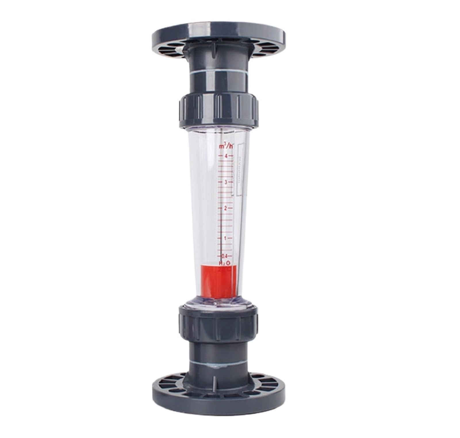 1 rotámetro de plástico LZS-32, medidor de flujo de líquido, medidor de flujo de tratamiento de agua, medidor de flujo en línea.(LZS-32 0.6-6m3-h,Gluing Socket)