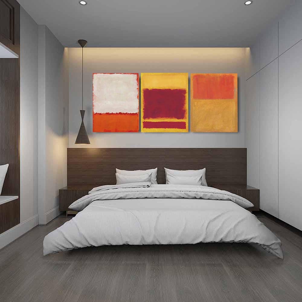 Amazon.co.jp: マーク・ロスコマルチカラーセット3アートフレーム