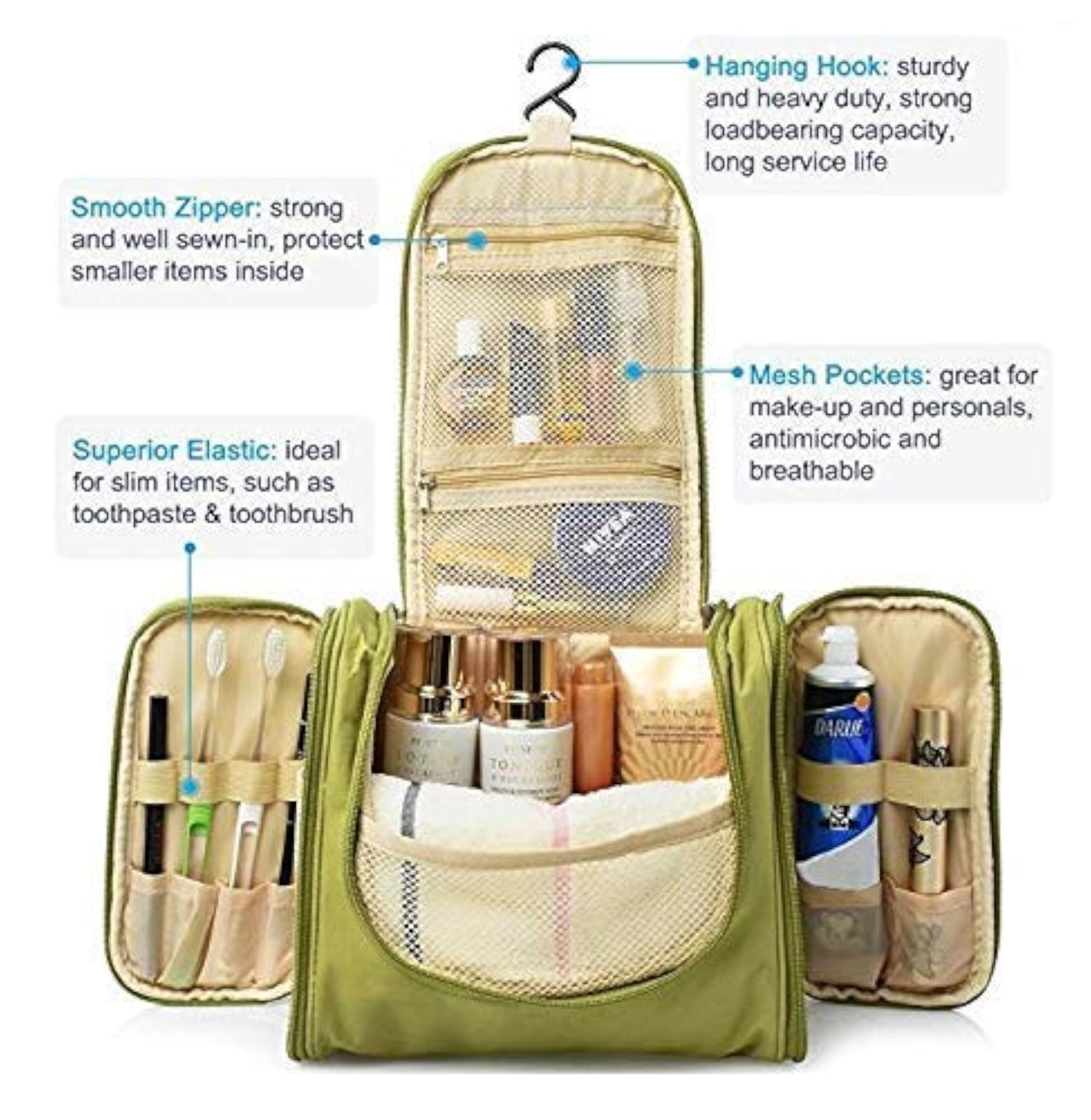 Hanging Toiletry Bag Multifunctional Cosmetic Storage