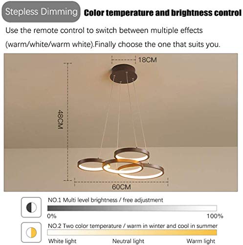 Lustre plafonnier LED ajustable pour éliminer les zones d'ombres et éclairer les hauts plafonds