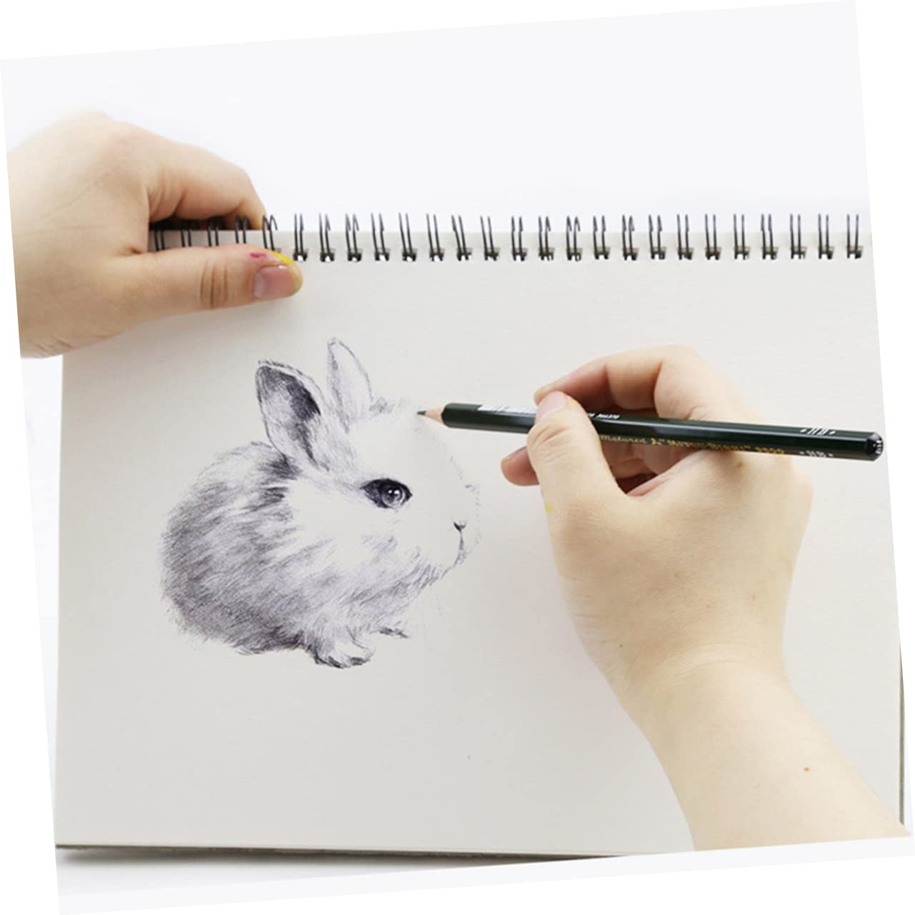 Cahier de Dessin pour Croquis A5 Portable 4 Pièces, Papier à Croquis