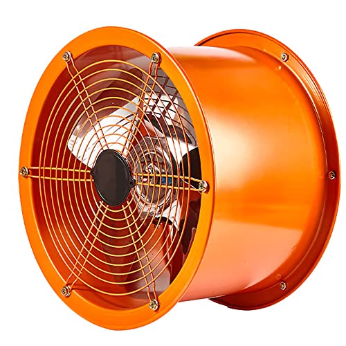 1400 RPM Support mural ventilateur d'échappement axial 52dB Unité de ventilation industrielle silencieuse All-Copper Lames en acier inoxydable pour l'entrepôt Cuisine Atelier Tuyau de conduit Circulat