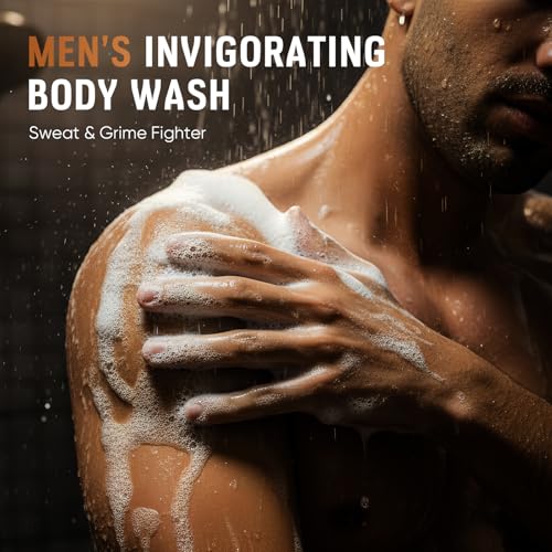 Gift Baskets for Men - 7 Pcs Mens Body Wash & Skin Care Kit | All-in-One Grooming & Bath Gift Set with Cedrus Atlantica Scent | Birthday & Christmas Gifts for Men, Husband, Boyfriend, Brother, Father - Image 5