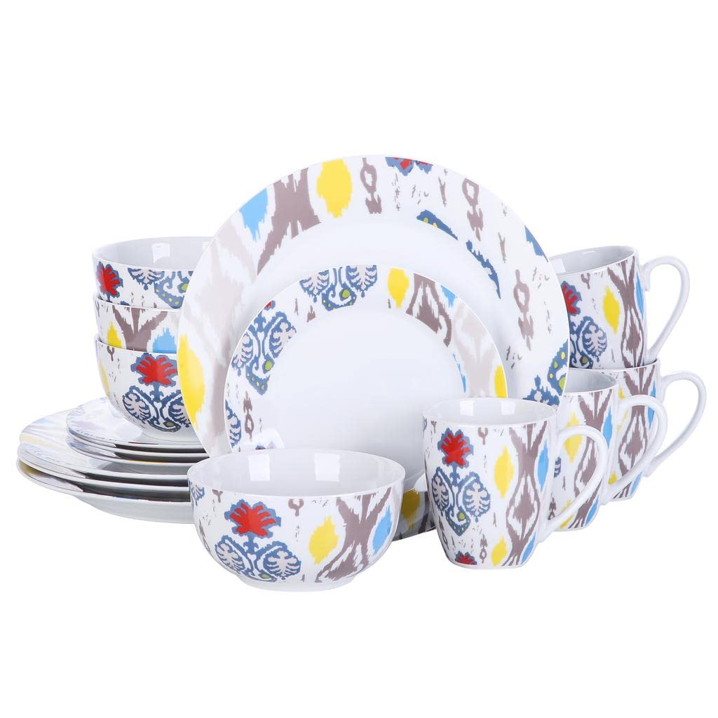 Service de vaisselle VEWEET Delia Series, 32 pièces, style marocain.