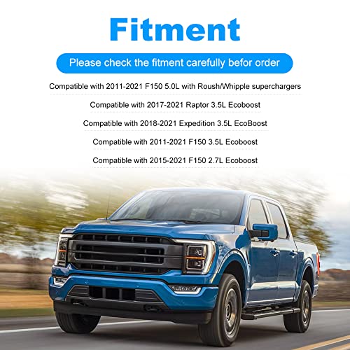 Image of JDMON Oil Catch Can, Passenger Side Oil Separator Compatible with Ford F150 2.7EB 3.5EB 5.0L Passenger Side 2011-2021, Expedition 3.5L EcoBoost 2018-2021, Raptor 3.5L Ecoboost 2017-2021, 350ml Red