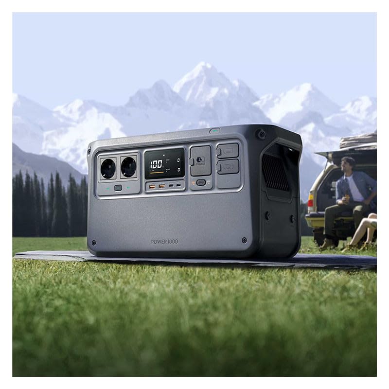 DJI Power 1000 Tragbare Powerstation 1024Wh, 2200W Solar Generator, LiFePO4 Akku, 4-in-1...