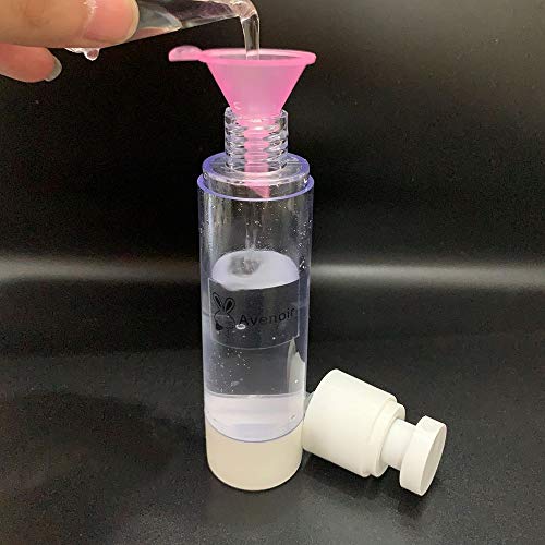 Refillable Cosmetic Containers Funnels, Funnels for Filling Bottles of Lotion, Water, Essential Oils, Lotions, Shampoo, Conditions, Cleaning Products, Pink, Clear, Blue4