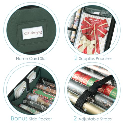 Hearth-Harbor-Wrapping-Paper-Storage-Container-Christmas-Storage-Bag-with-Interior-Pockets-Gift-Wrapping-Organizer-Storage-Fits-Up-to-22-Rolls-of-40-Tear-Proof-Wrapping-Paper-Organizer Hearth Harbor Wrapping Paper Storage Container Christmas Storage Bag with Interior Pockets Gift Wrapping Organizer Storage Fits Up to 22 Rolls of 40 Tear Proof Wrapping Paper Organizer