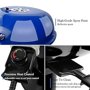 Electric BBQ Grill Techwood 15-Serving Indoor/Outdoor Electric Grill for Indoor & Outdoor Use, Double Layer Design, Portable Removable Stand Grill, 1600W Electric BBQ Grill Techwood 15 Serving IndoorOutdoor Electric Grill for Indoor Outdoor Use Double Layer Design Portable Removable Stand Grill 1600W