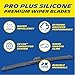 Michelin 40-2616SPBA Pro Plus Silicone Twin Pack 26 & 16 inch Wiper Blade Fits Select Toyota, Hyundai, Honda, Kia, Subaru, Nissan, Acura, Ford, Infiniti, Scion, Model Years (2 Pack)