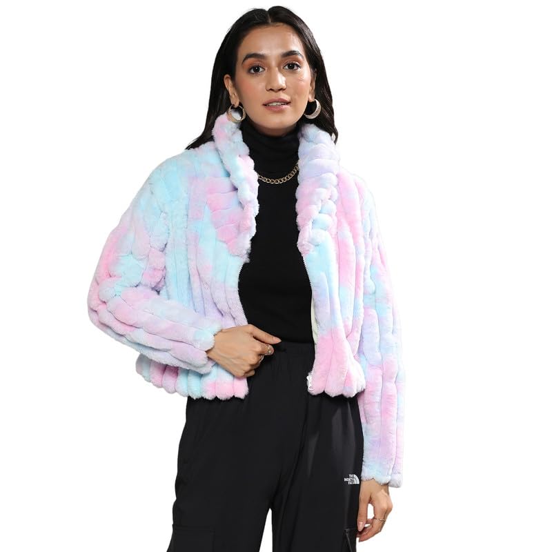 pinacolada Women's Polyester Standard Length Jacket For Casual Wear | Long Sleeve | High Neck | Zipper Closure | Regular Fit |Jacket Crafted With Comfort Fit For Everyday Wear-picture-15