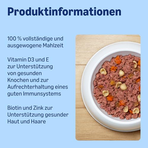 Lifelong by Amazon Nassfutter für Hunde, Pastete mit Huhn, 300g, 10er-Pack – Ansicht 3