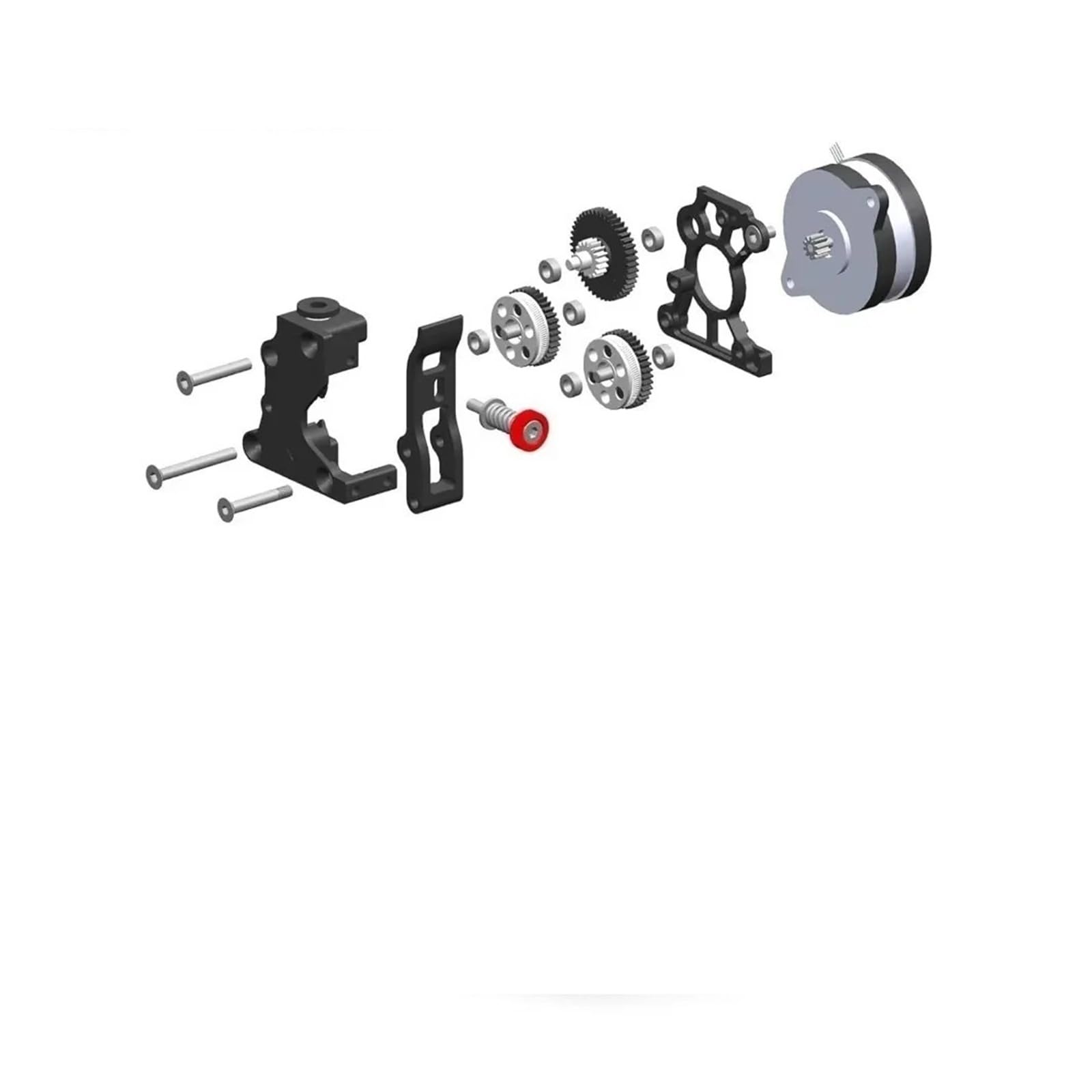 Kit estrusore ad ingranaggi elicoidali LITE 2.0 for stampante 3D