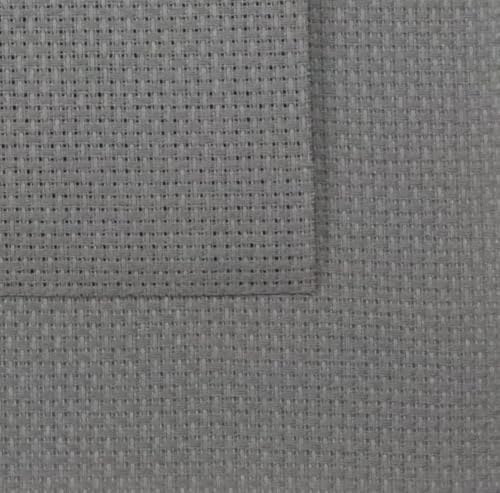 Image of KCS 4 /6 pc of 12 inch x 18 inch 30cmx45cm 16CT Counted Cotton Aida Cloth Cross Stitch Fabric (Medium Grey, 4 pc)