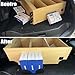 Car Trunk Organizer Blocks, 4 pack of Multipurpose Car Storage Organizer Blocks, Trunk Divider with Large Size Non-slide Bottom, Available to Wool Carpet (3.9'')