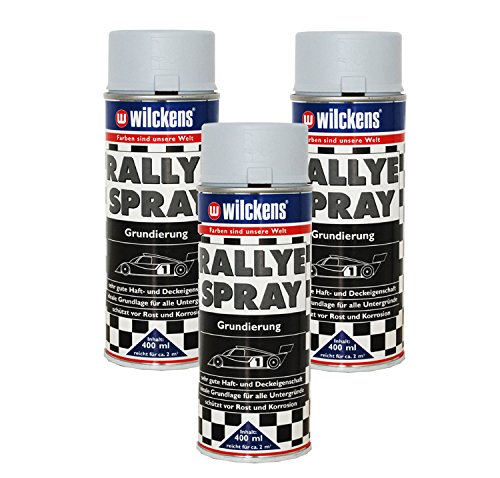 3x 400ml Wilckens Spraydose Rallye Spray Grundierung Spraydose 100ml/0,99€