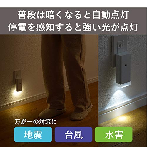 Amazon.co.jp: TWINBIRD 停電センサー LED サーチライト ナイトライト