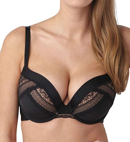 Panache Noir Aria Plongeante Soutien-Gorge 8086 Noir/Nude Cover