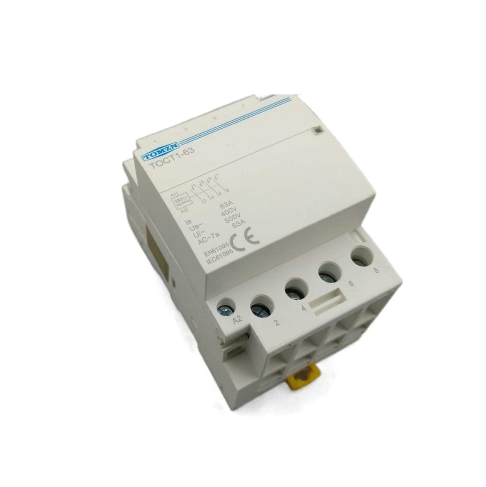 Contactor modular CA 63A TOCT1 4P 220V 400V 50/60Hz carril DIN cuadro electrico domestico