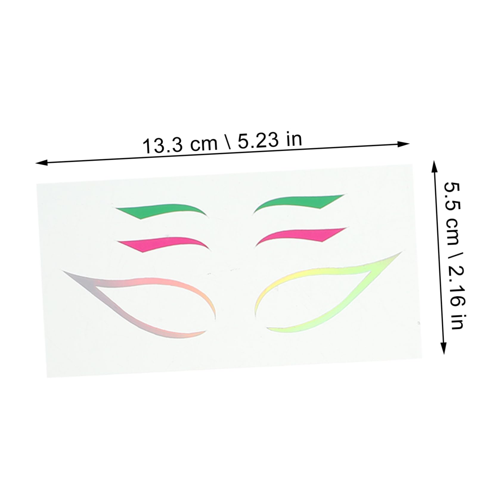 Didiseaon 16sets Adesivi Eyeliner Professionali Per Makeup Stickers Per e Dazzling Per e Speciali