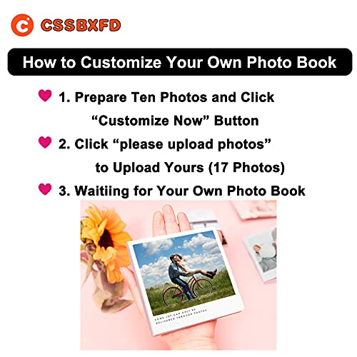 Cssbxfd Personalized Memory Photo Album Book Custom Christmas Family Birthday Gifts For Lovers Kids Friends Idols thumb #5