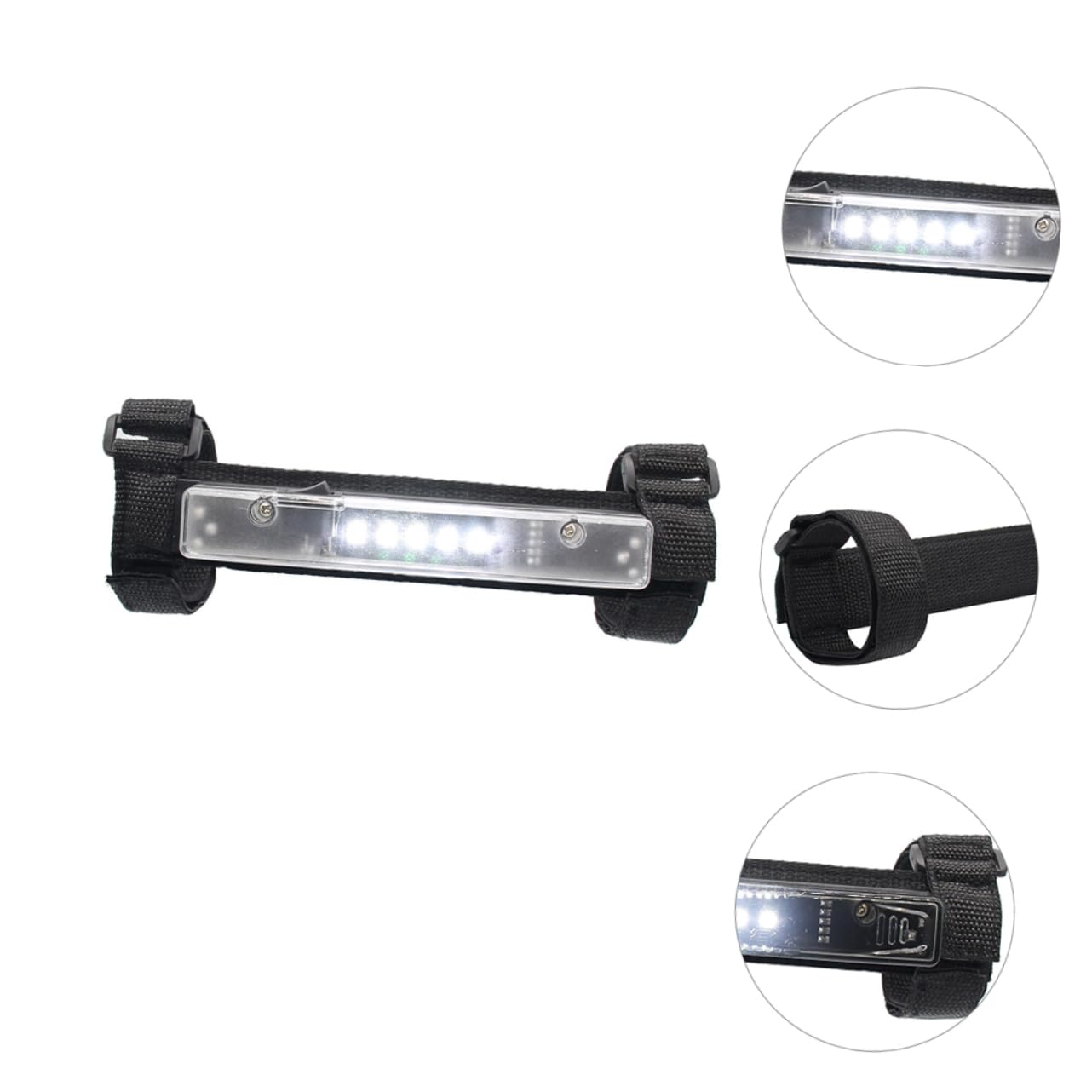 Luz de Jaula Antivuelco para ATV y Carrito de Golf, Luz LED de Techo Negra Instalación Flexible sin Taladro para Vehículo Todoterreno