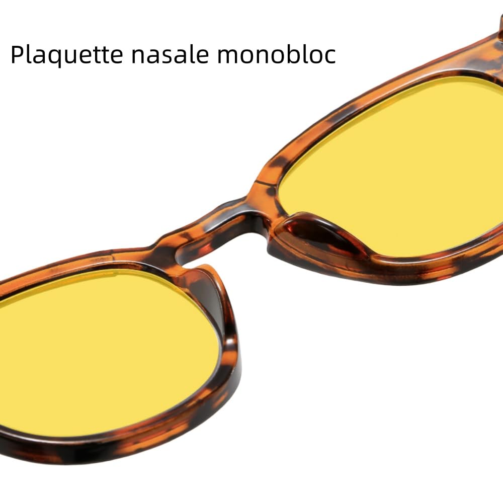 Vioo NightShift - Lunettes anti-lumière bleue Protection Écran, Soulagement Fatigue Oculaire, Hommes et Femmes, Adaptées aux Écrans de Jeux, Téléviseurs et Téléphones