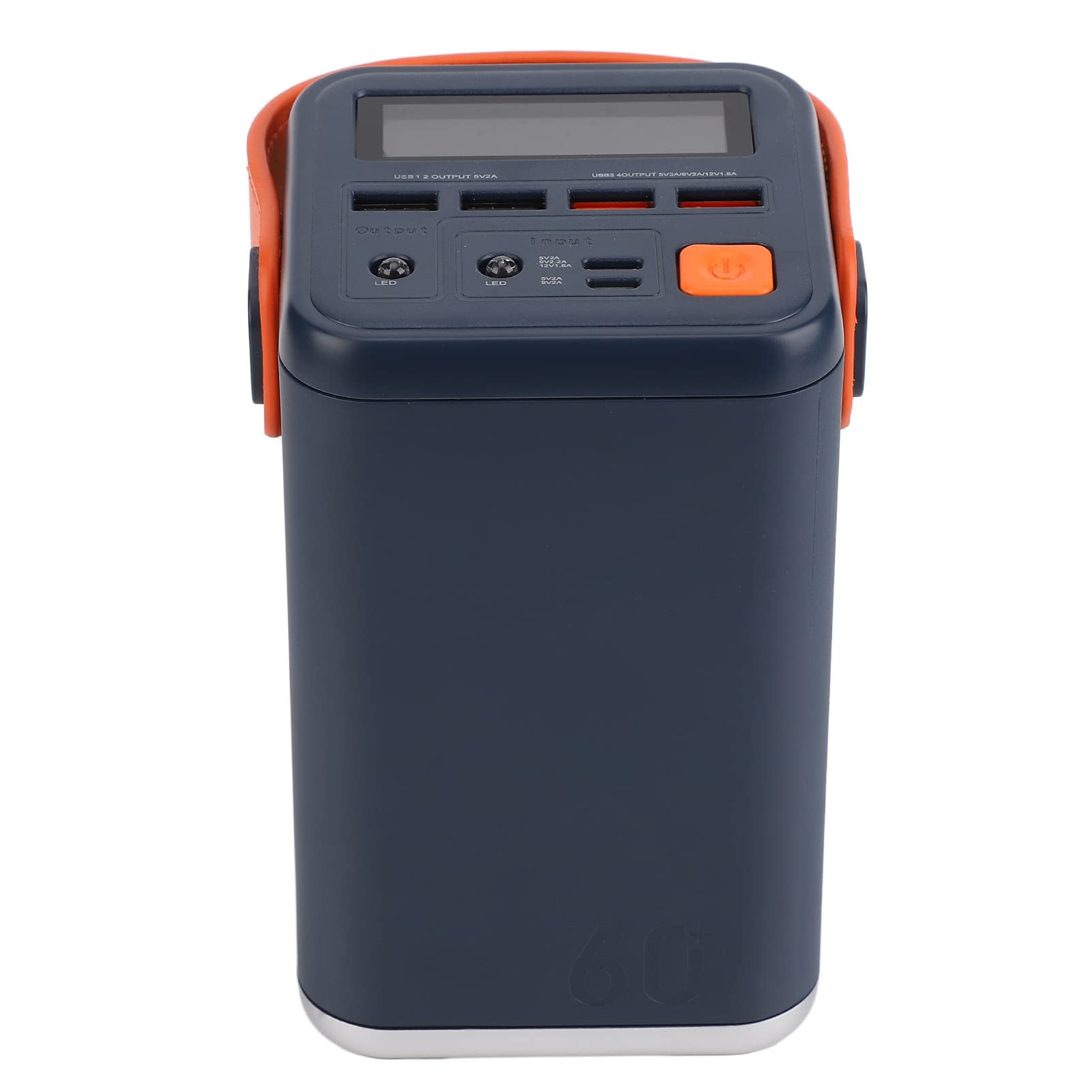 Centrale électrique Portable, Centrale électrique Extérieure en Métal avec Batterie de 60 000 MAh, Prend en Charge une Charge Rapide de 18 W pour le Camping et une Utilisation d'urgence (BLUE)