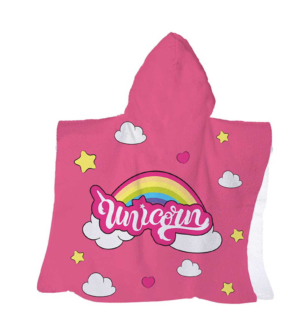 Poncho In Spugna Hermet Milan - 100% Cotone, Taglia Unica | Rosso/Nero, 50x50 Cm - Foto 5