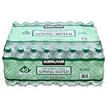 Kirkland Signature Sparking Spring Water Screw Cap Lid Bottles Pack of 40x500ml