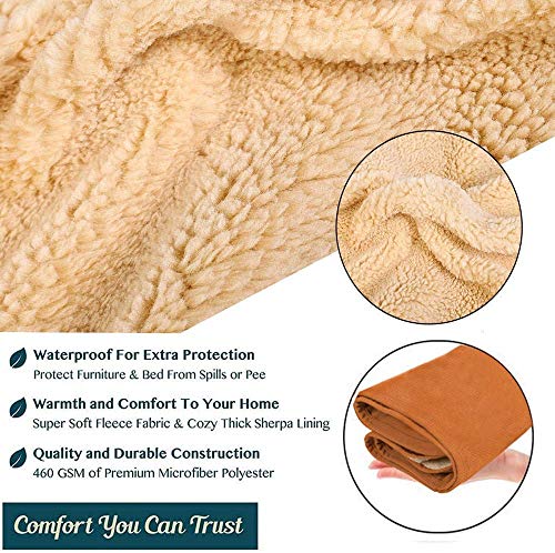 Yangwx, coperta impermeabile per cani, morbida e