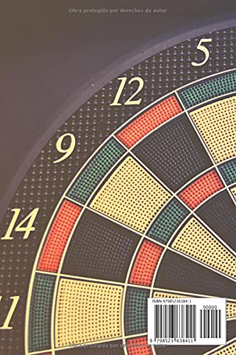 Miniatura 2 de DARDOS Cuarderno de Puntuación libro de puntuación de dardos, con 100 páginas y formato (15,24 x 22,86 cm), juego de dardos 01 (301, 501 ..), juego