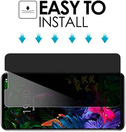 Miniatura 7 de VIESUP Protector de pantalla de vidrio templado para LG G8 ThinQ  2 unidades Protector de pantalla de vidrio templado antiespía para LG G8 THINQ