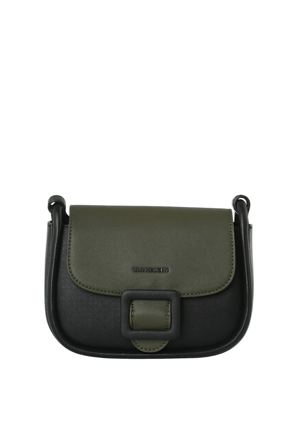 Women's Sling Bag |Dual Tone | Crossbody Adjustable Strap-image-4