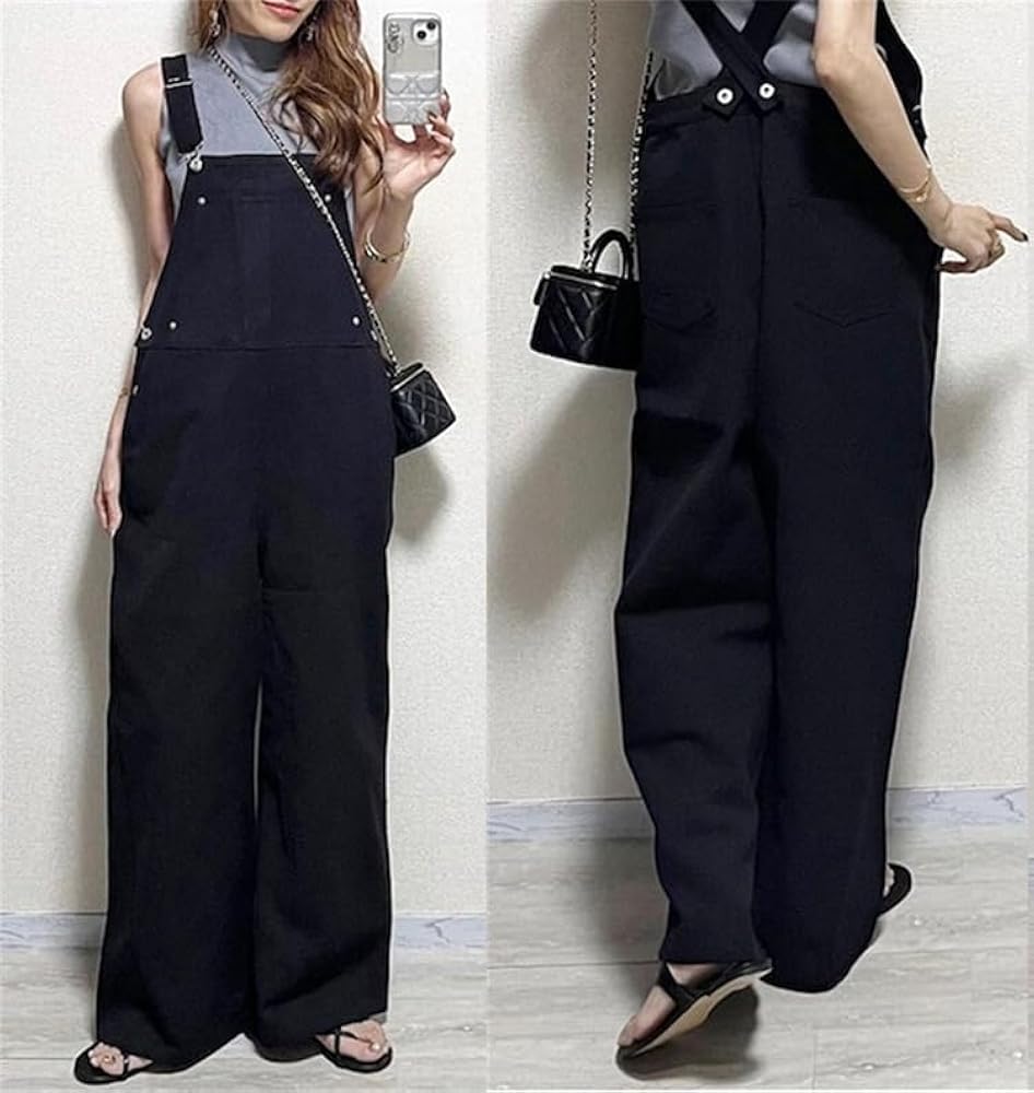 Amazon | [chi-yang] サロペット パンツ レディース デニム