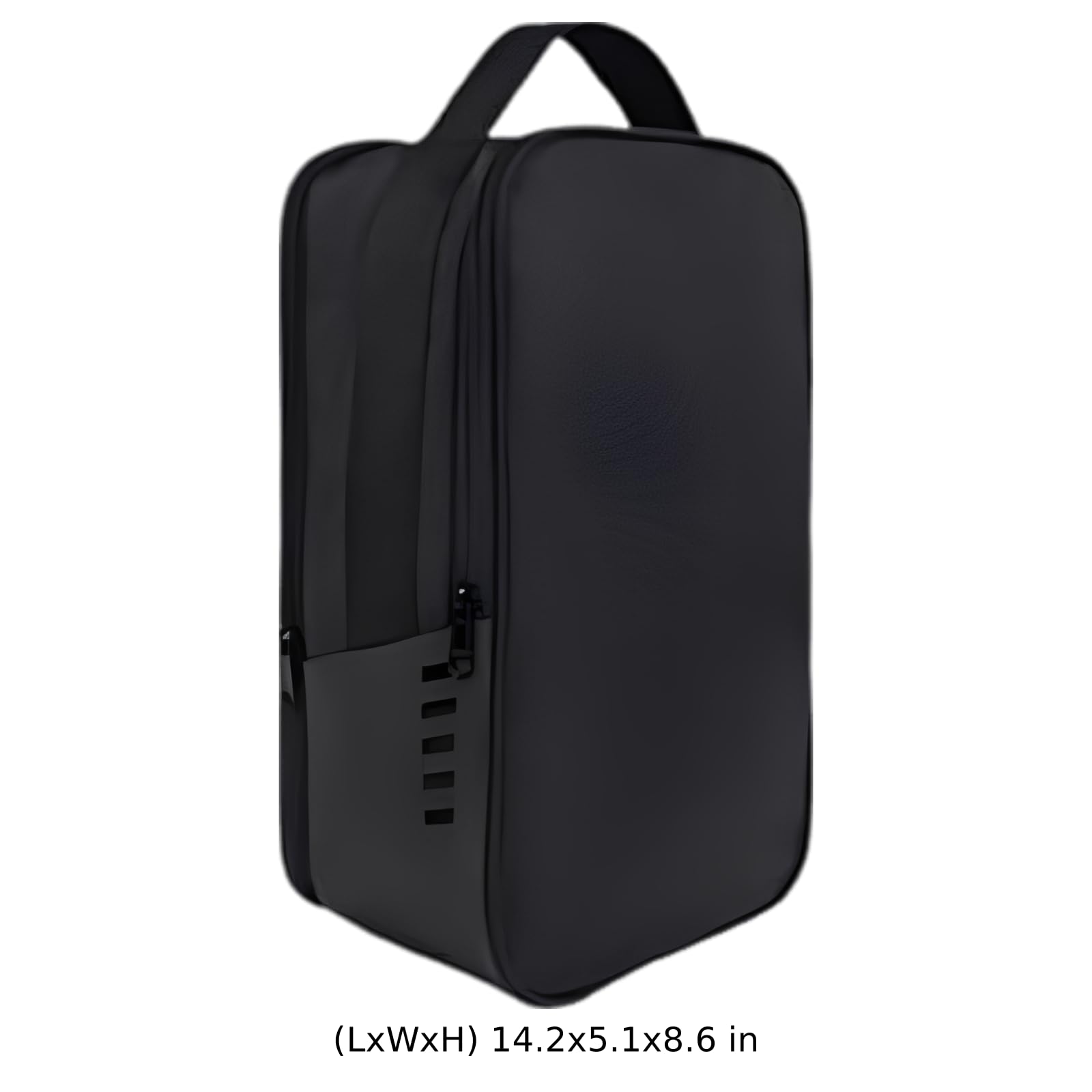 Schuhtasche mit Reißverschluss, 14,2 x 5,1 x 8,7 Zoll Schuh Aufbewahrungstasche mit atmungsaktiven Seitenöffnungen, Reisetasche für Basketball, Fußball, Sportschuhe und Fitness, Organizer