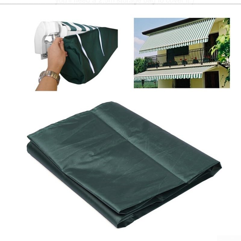 Bolsa de almacenamiento resistente a la intemperie para toldos, diseñada para una fácil aplicación (4 m, verde)