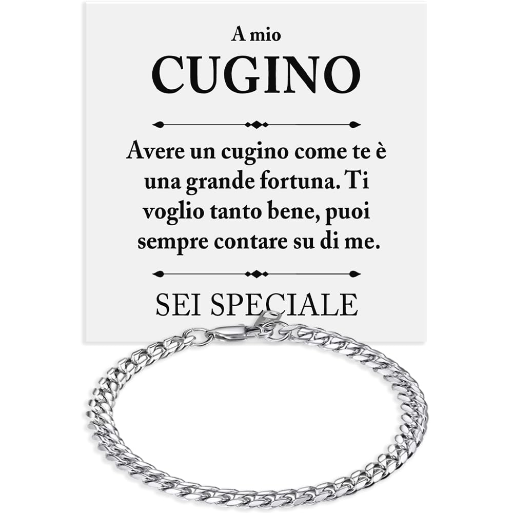 Regalo Per Cugino – Placca Acrilica A Forma Di Cuore Con Frase, Decorazione Da Scrivania, Per Compleanno, Natale, Ringraziamento