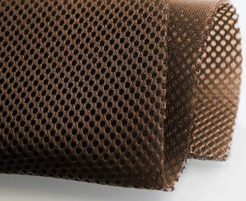 1 METRO Tejido transpirable rejilla 3D Marrón Ancho 220cm HAPPERS